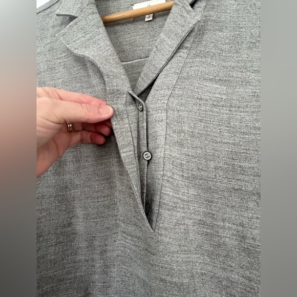 Lou & Grey Size Small Dress Tie at Front Great Condition Gray - Picture 5 of 9